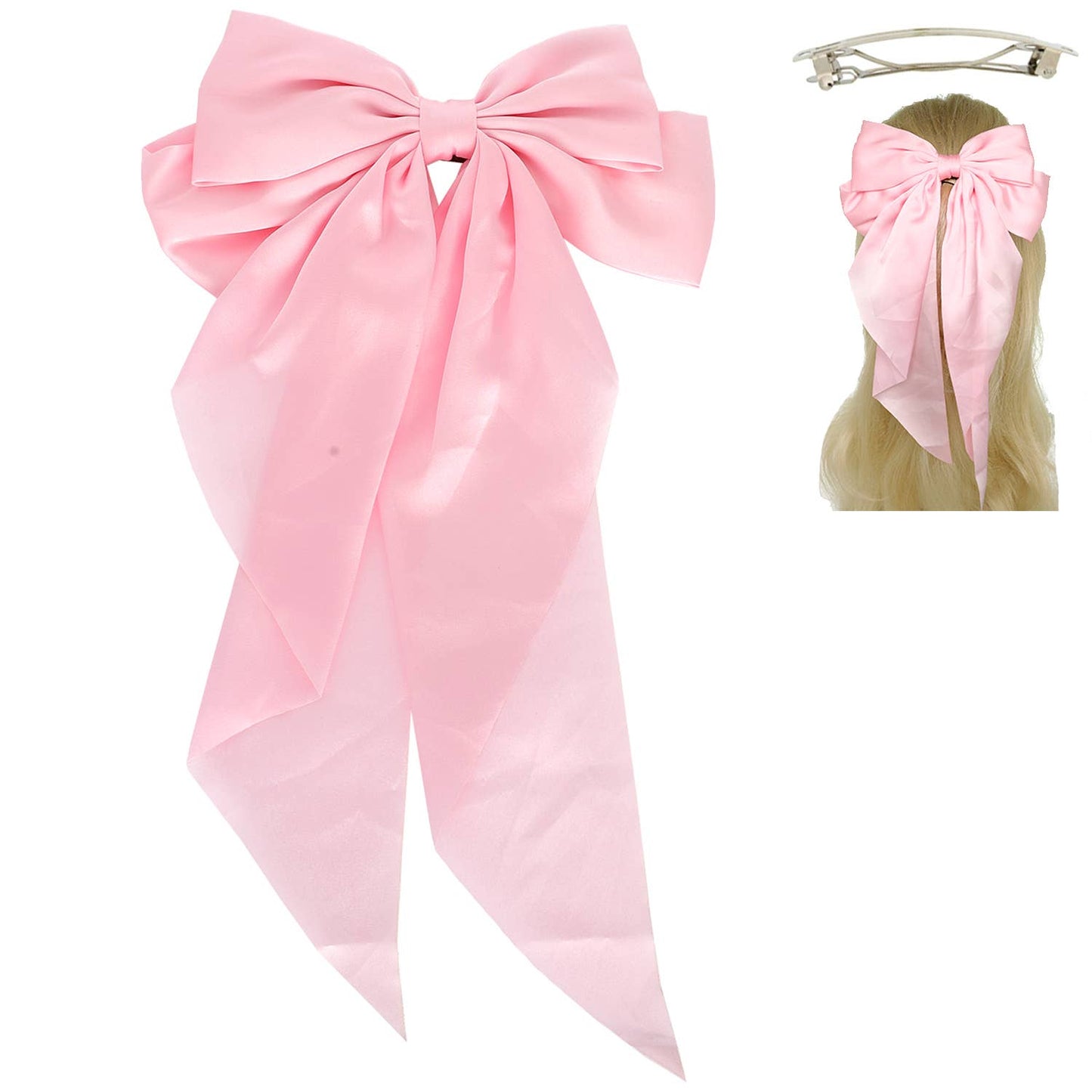Coquette Bow Barrette Hair Clip
