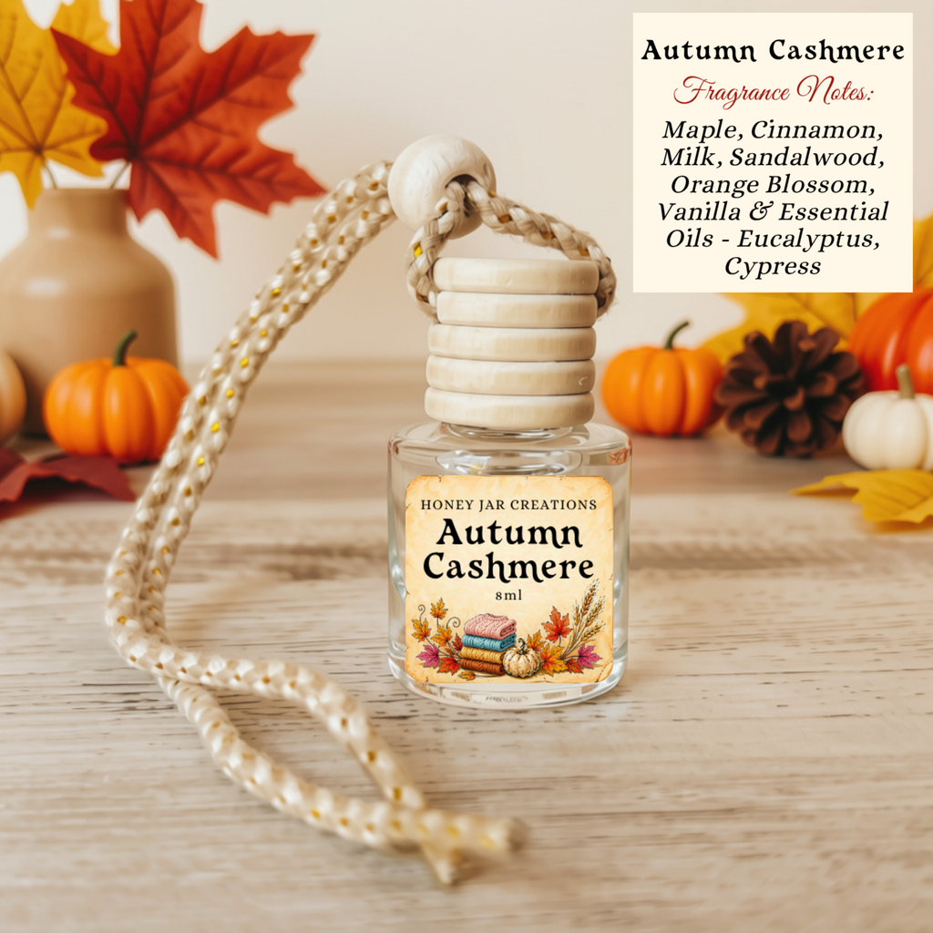 Autumn Cashmere | Fall-Inspired | Hanging Car Diffuser
