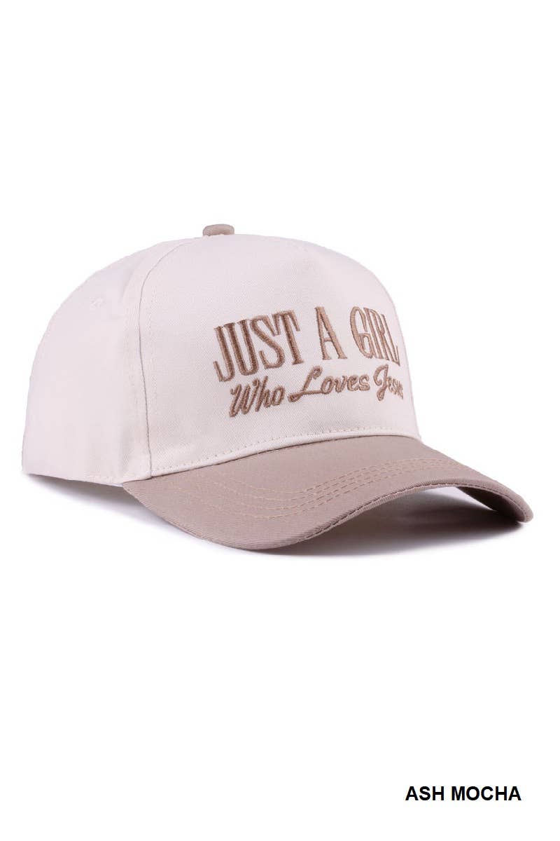 Just A Girl Who Loves Jesus Hat