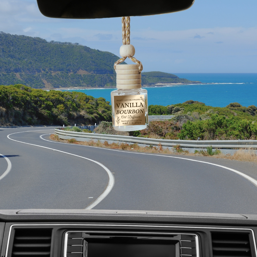 Hanging Car Diffusers | Vanilla Bourbon | Made in USA