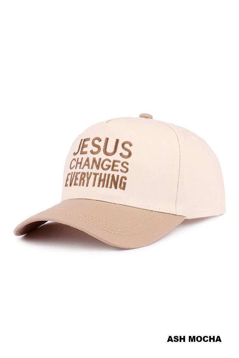 Jesus Changes Everything Hat