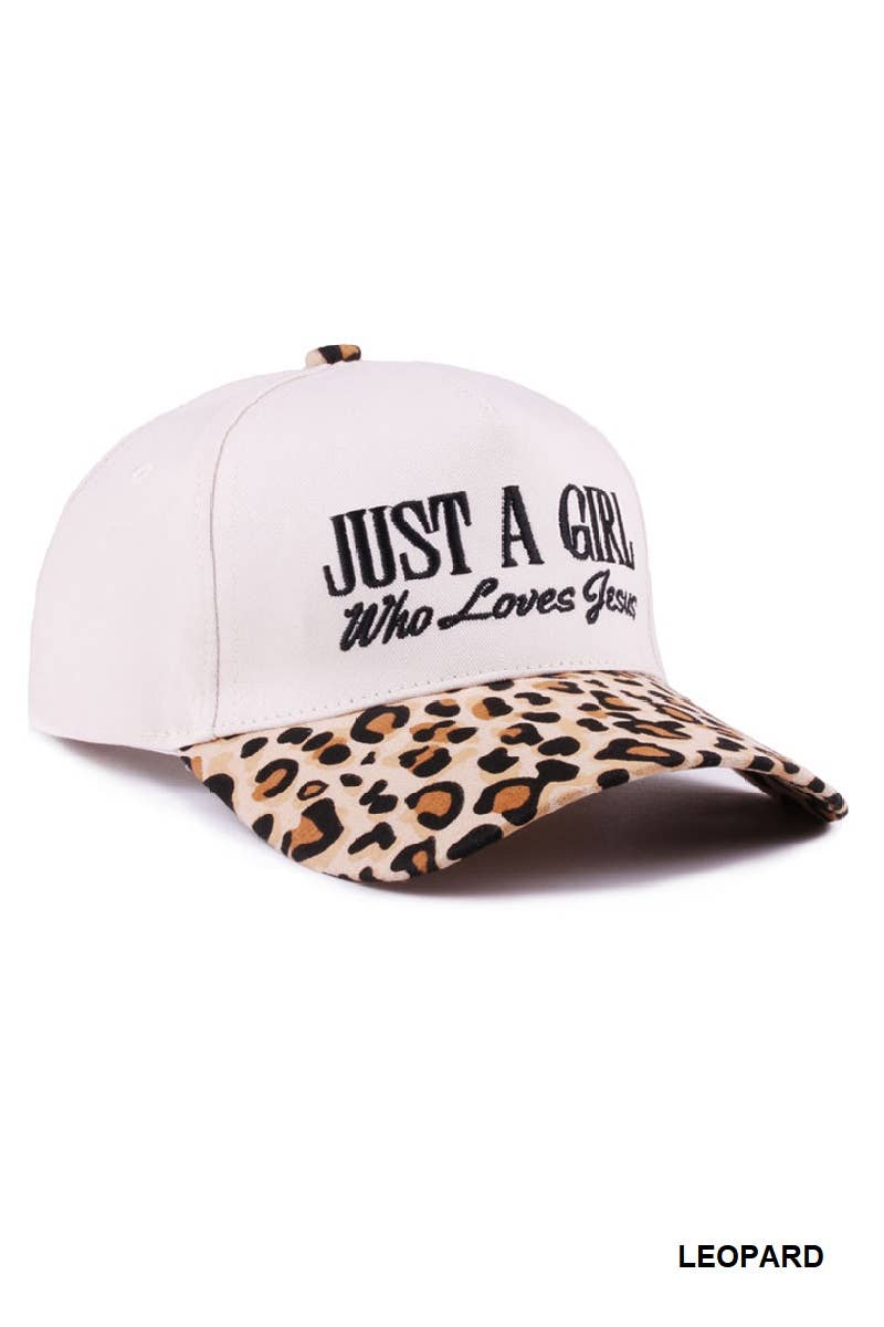 Just A Girl Who Loves Jesus Hat
