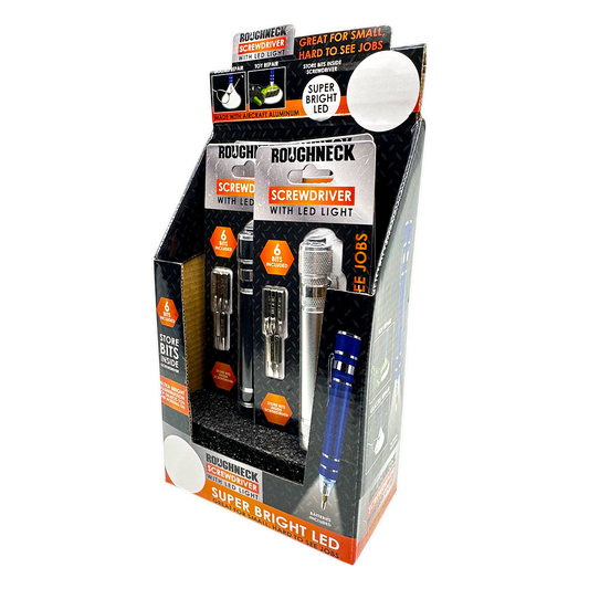 Screwdriver with LED Light