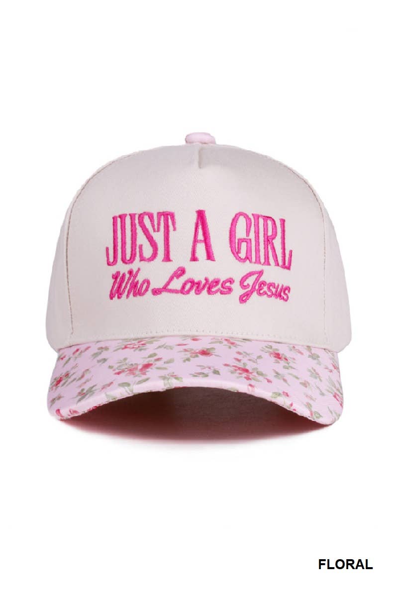 Just A Girl Who Loves Jesus Hat