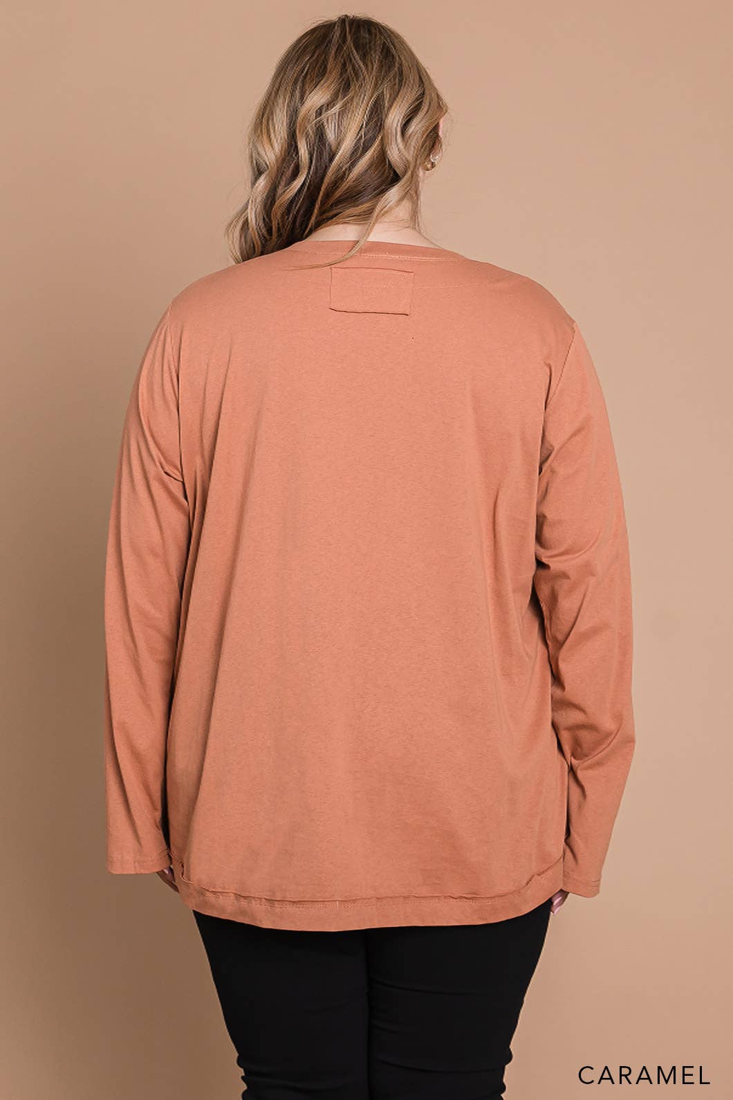 Washed Cotton Knit Top for Women