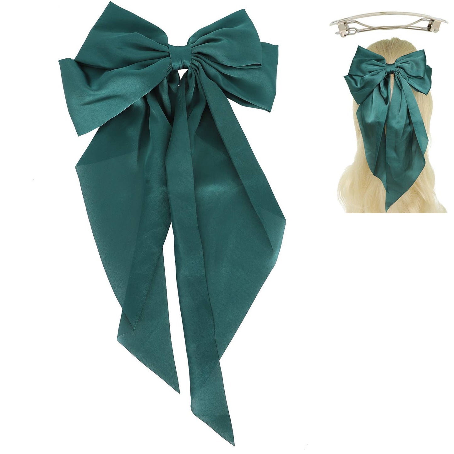 Coquette Bow Barrette Hair Clip