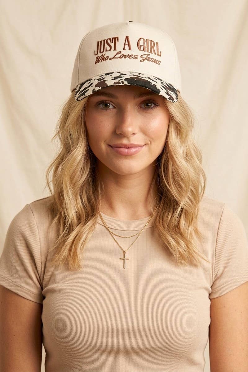Just A Girl Who Loves Jesus Hat