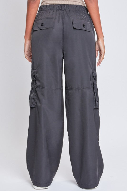 Junior Relaxed Nylon Cargo Pants YMI