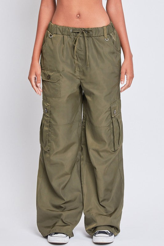 Junior Relaxed Nylon Cargo Pants YMI