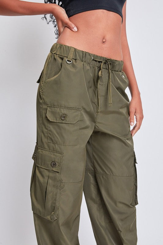 Junior Relaxed Nylon Cargo Pants YMI