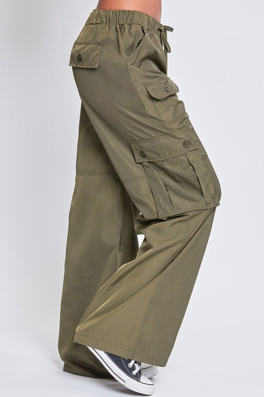 Junior Relaxed Nylon Cargo Pants YMI