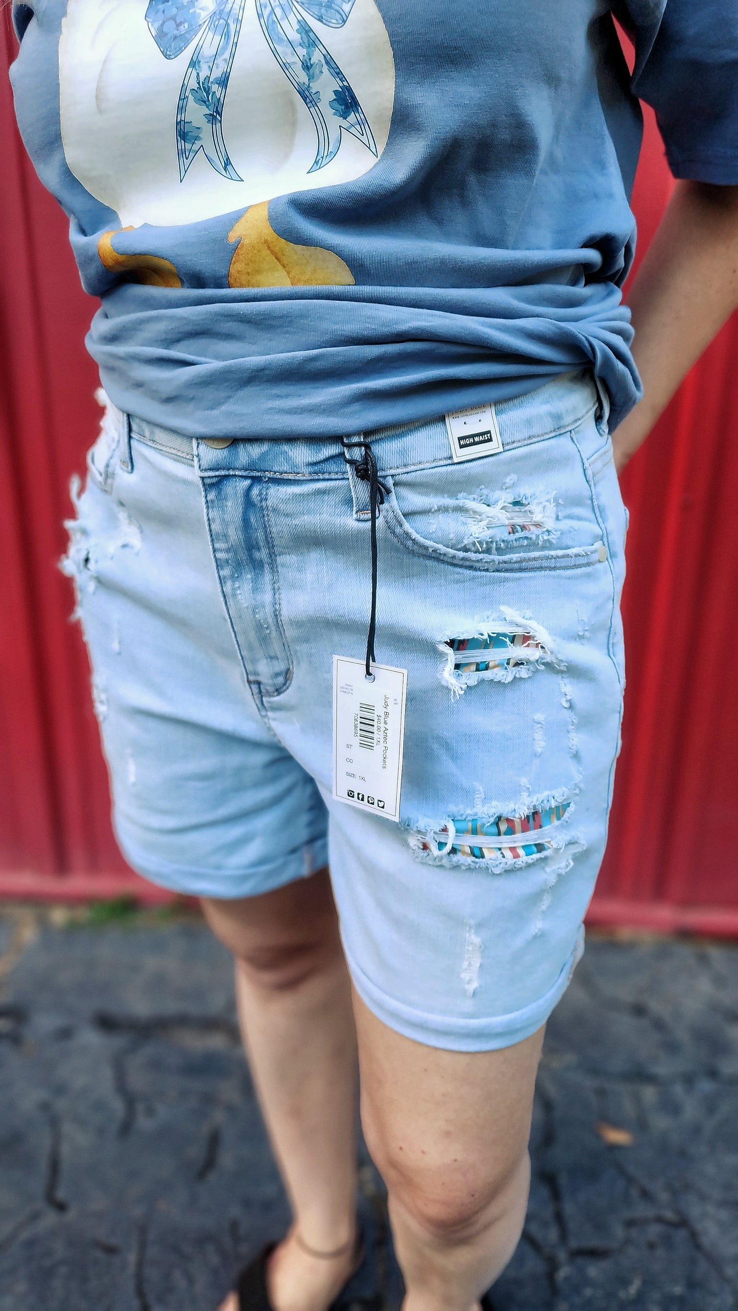 Judy Blue Aztec Pockets