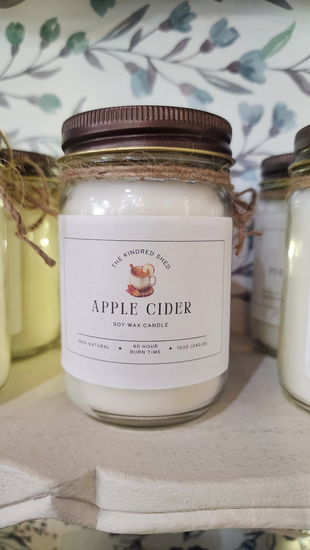 12oz Mason Jar Soy Candles