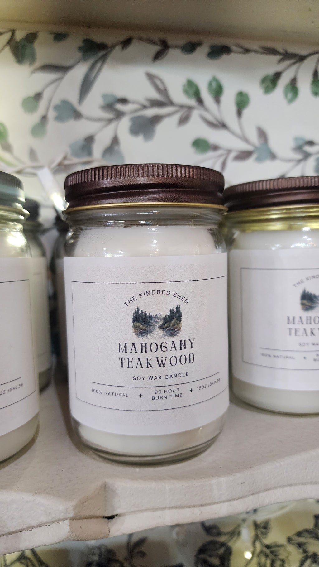 12oz Mason Jar Soy Candles