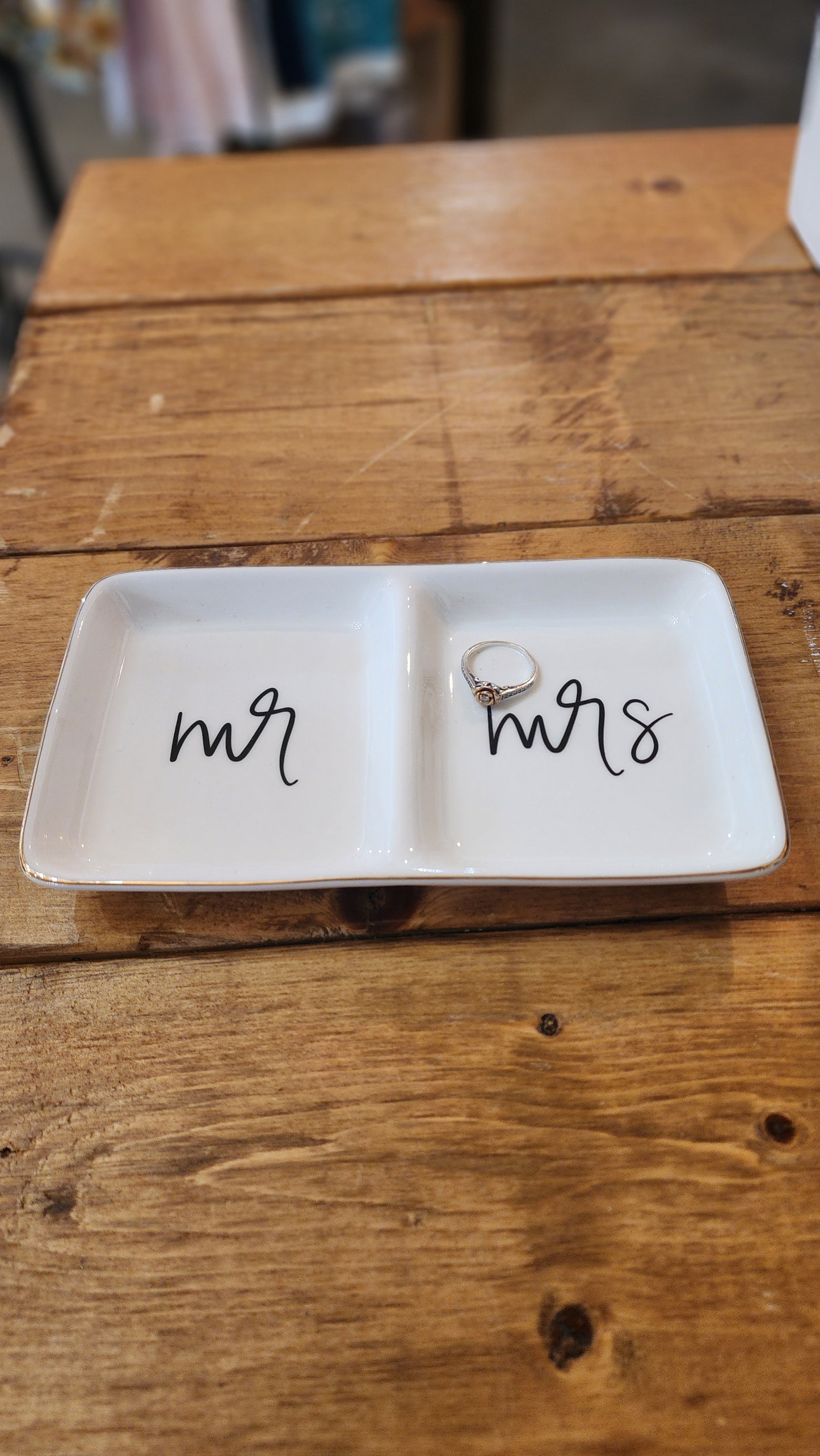 His & Her Ring Dish