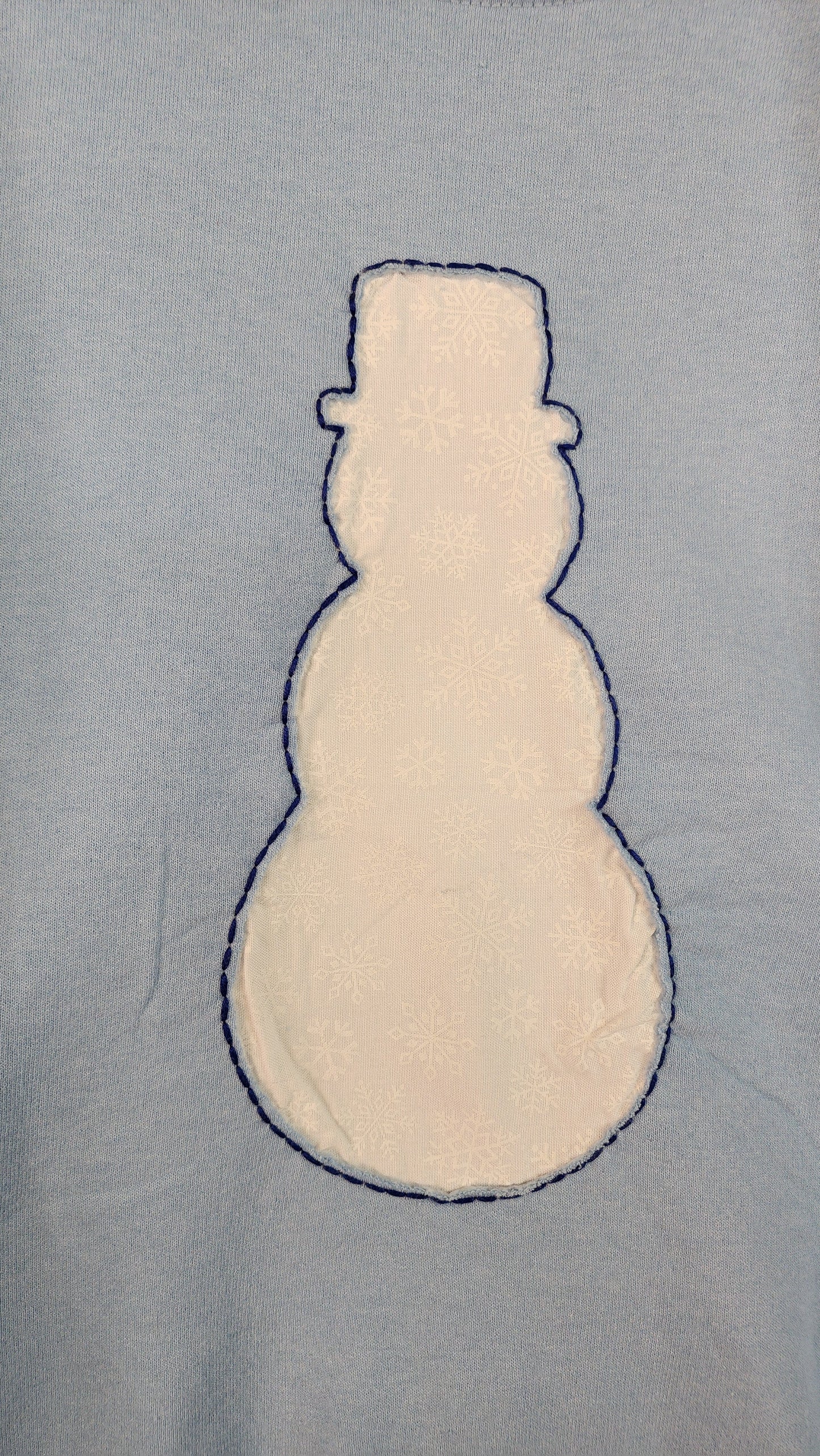 Hand Sewn Snowman Sweatshirt