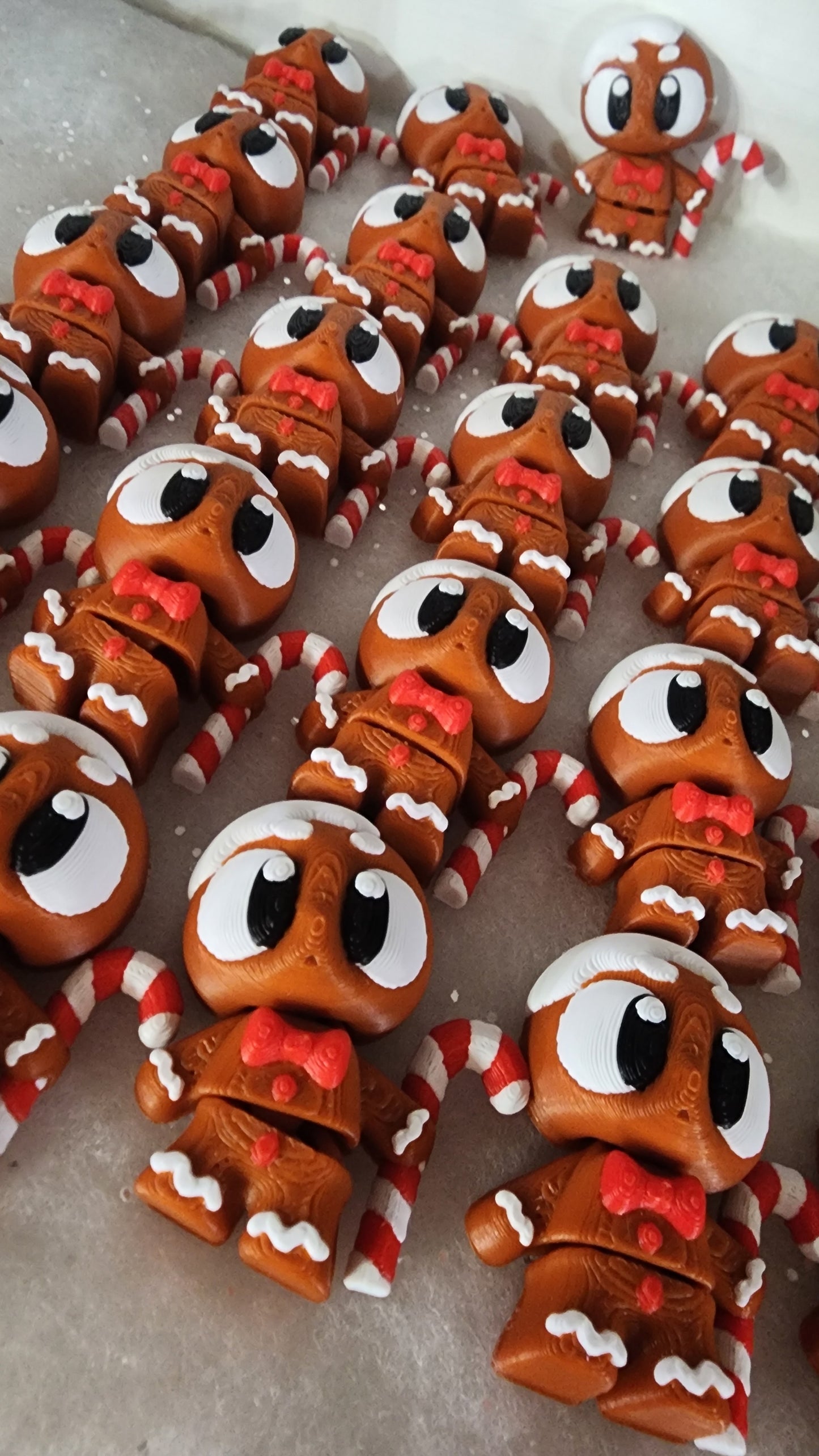 Gingerbread Guy Flexi Fidget