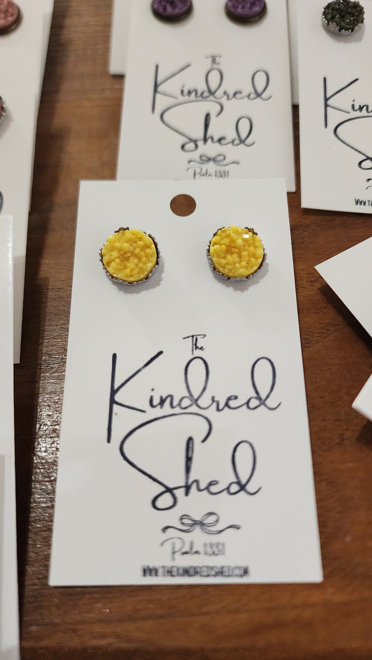 Druzy Stud Earrings