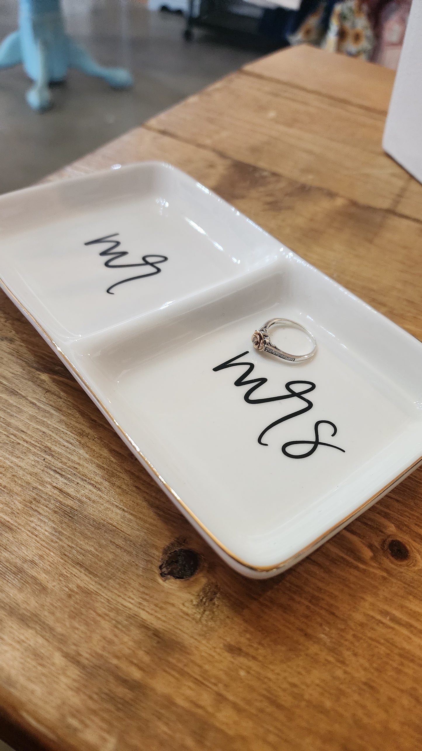 His & Her Ring Dish