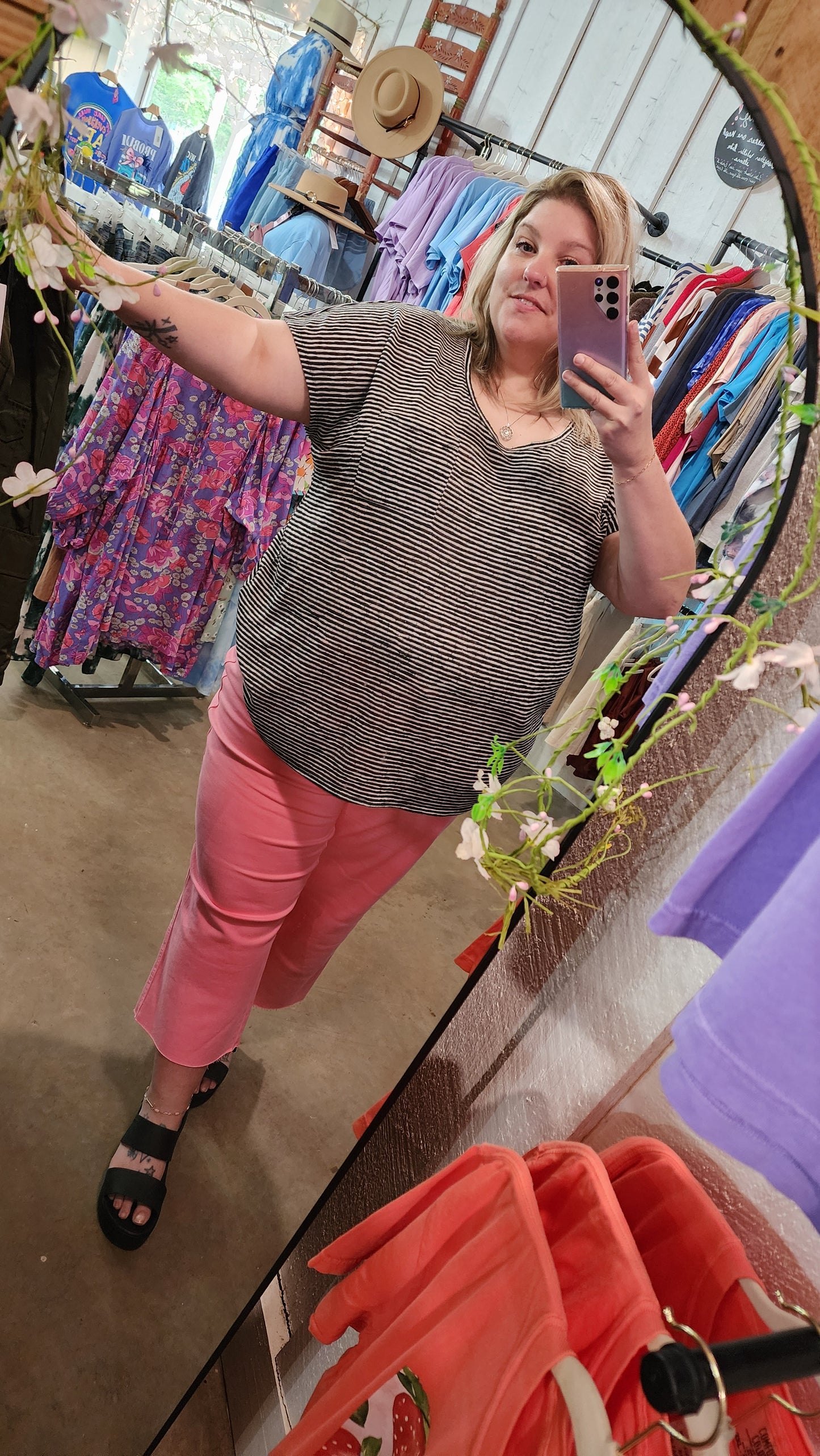 Judy Blue Pink Capris