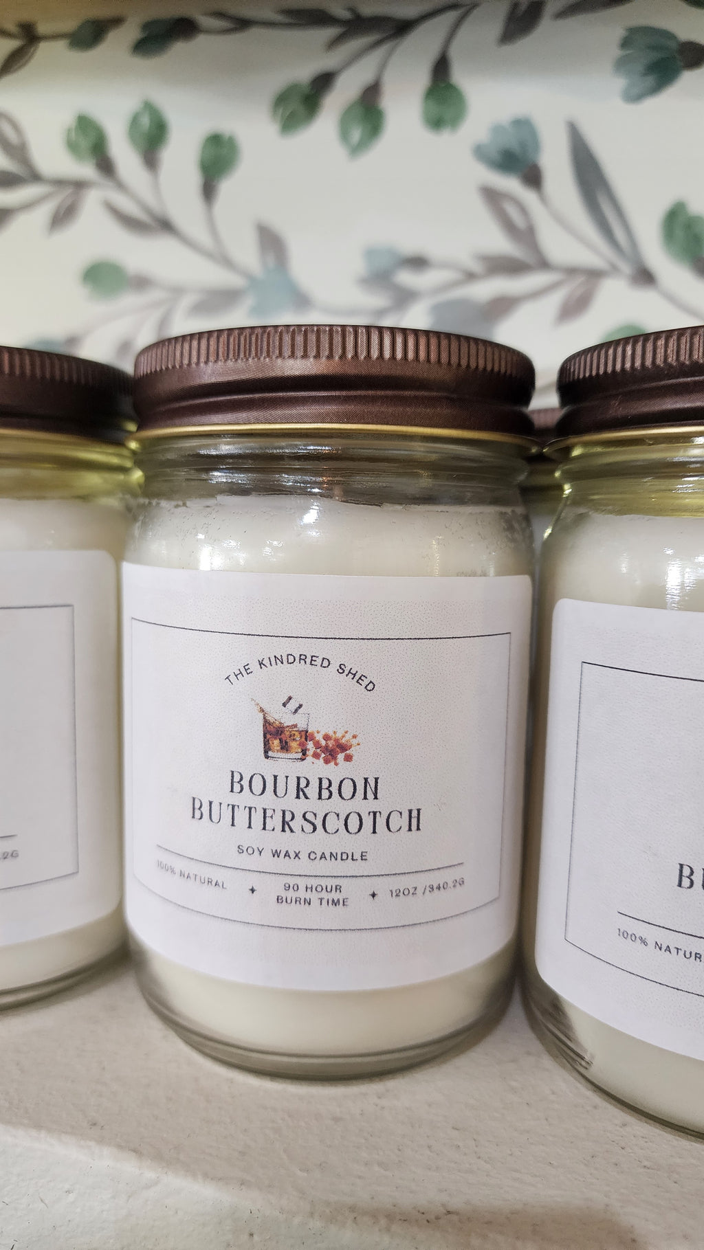 12oz Mason Jar Soy Candles