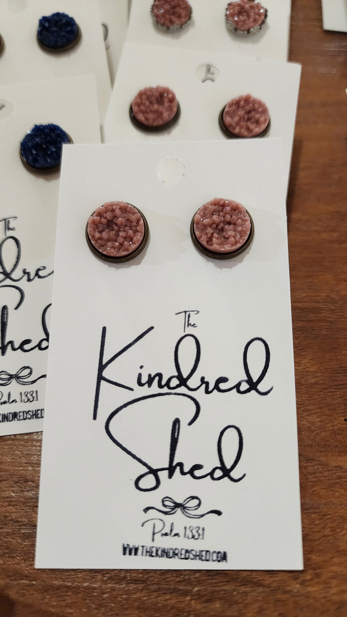 Druzy Stud Earrings