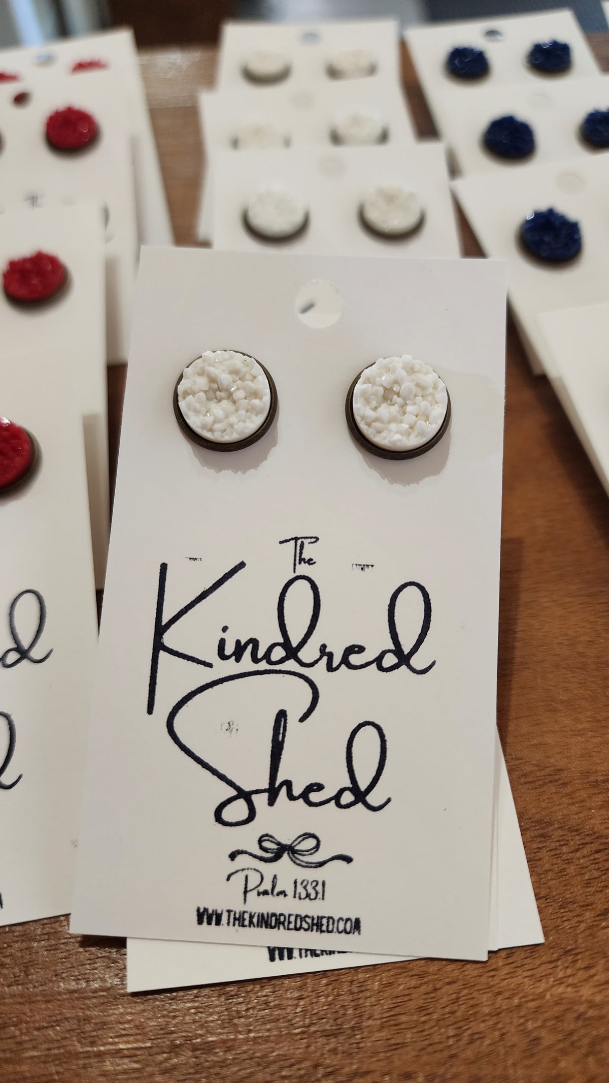 Druzy Stud Earrings