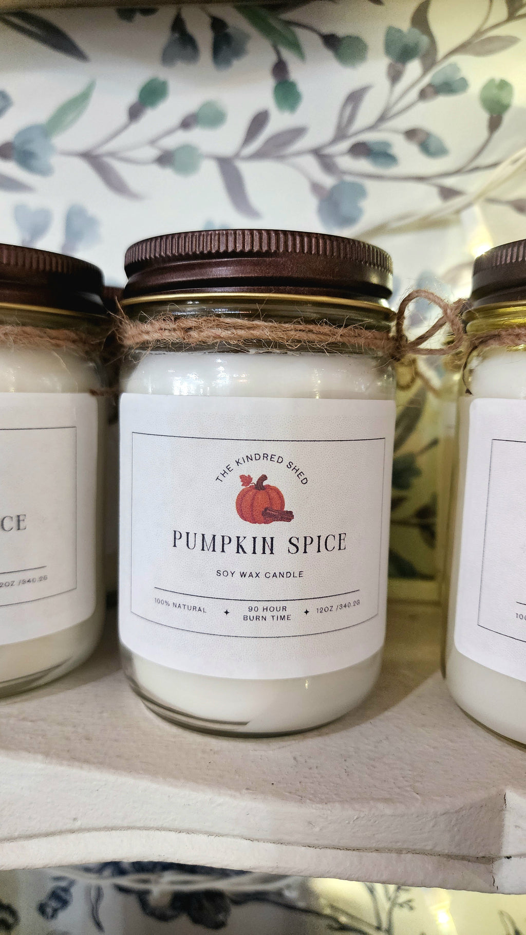 12oz Mason Jar Soy Candles