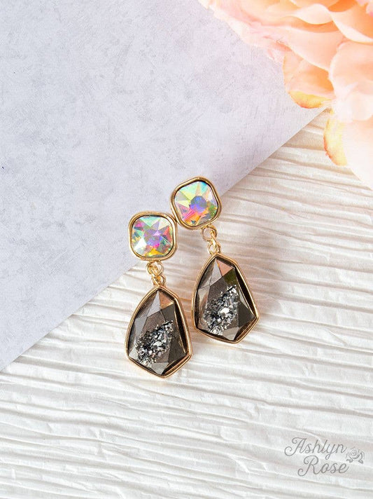 See My Inner Beauty Earrings, Hematite