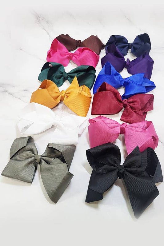 Cheer Hair Clip Bow